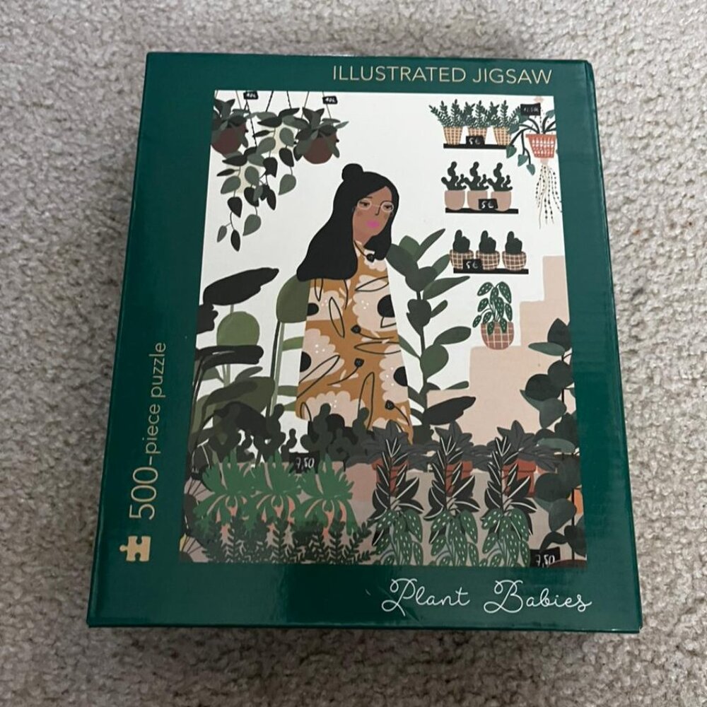 Art Plant Babies 500 Botanical Jigsaw Puzzle Hinkler 24x18”